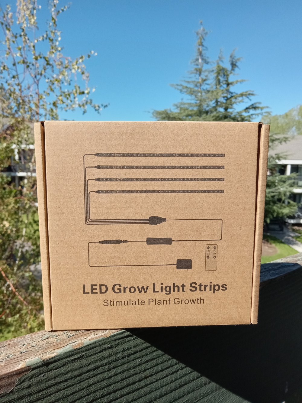 LED Grow Light Strips - Brown